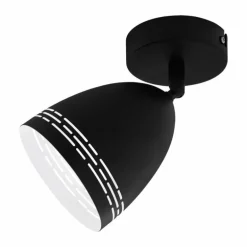 Spot mural EGLO SABATELLA Noir, Blanc, 1 lumière