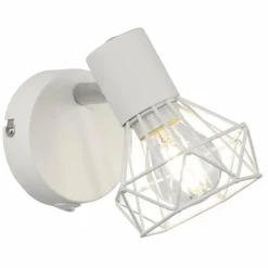 Spot mural Fischer & Honsel Ran Nickel mat, 1 lumière