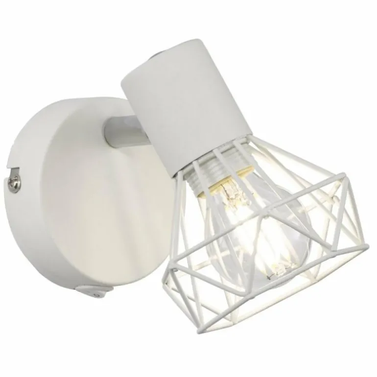 Spot mural Fischer & Honsel Ran Nickel mat, 1 lumière