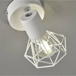 Spot mural Fischer & Honsel Ran Nickel mat, 1 lumière