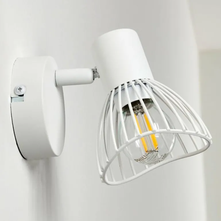 Spot mural Holbol Blanc, 1 lumière