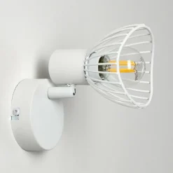 Spot mural Holbol Blanc, 1 lumière