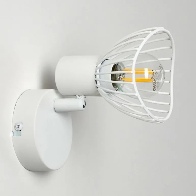 Spot mural Holbol Blanc, 1 lumière