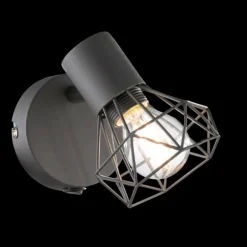 Spot mural Honsel Ran Gris, 1 lumière