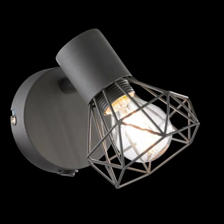 Spot mural Honsel Ran Gris, 1 lumière