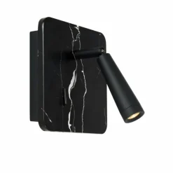 Spot mural Lucide OREGON LED Noir, 1 lumière