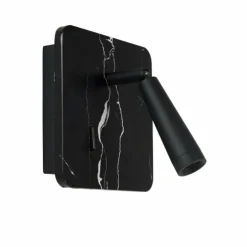 Spot mural Lucide OREGON LED Noir, 1 lumière