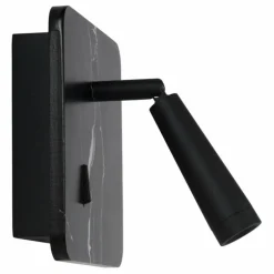 Spot mural Lucide OREGON LED Noir, 1 lumière