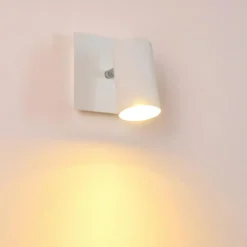 Spot mural Zuoz Blanc, 1 lumière