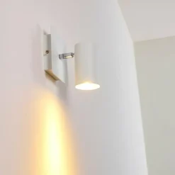 Spot mural Zuoz Blanc, 1 lumière