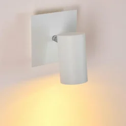 Spot mural Zuoz Blanc, 1 lumière