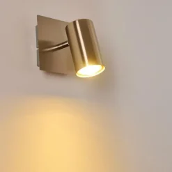 Spot mural Zuoz Nickel mat, 1 lumière