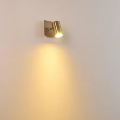 Spot mural Zuoz Nickel mat, 1 lumière