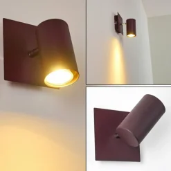 Spot mural Zuoz Rouille, 1 lumière