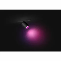 Spot Philips Hue Perifo LED Noir, 1 lumière, Changeur de couleurs