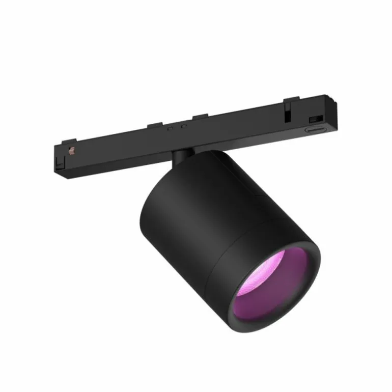 Spot Philips Hue Perifo LED Noir, 1 lumière, Changeur de couleurs