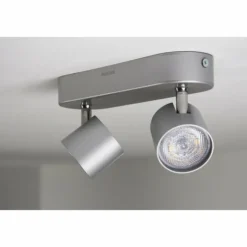 Spot Philips STAR LED Aluminium, Acier inoxydable, 2 lumières