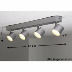 Spot Philips STAR LED Aluminium, Acier inoxydable, 4 lumières