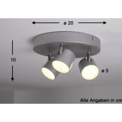 Spot Philips STAR LED Aluminium, Acier inoxydable, 3 lumières