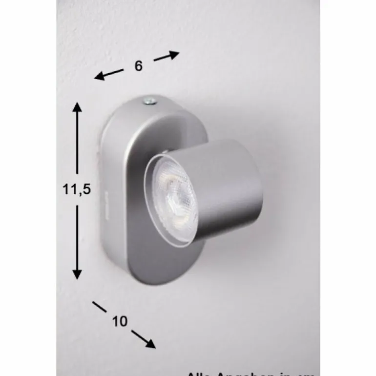 Spot Philips STAR LED Aluminium, Acier inoxydable, 1 lumière