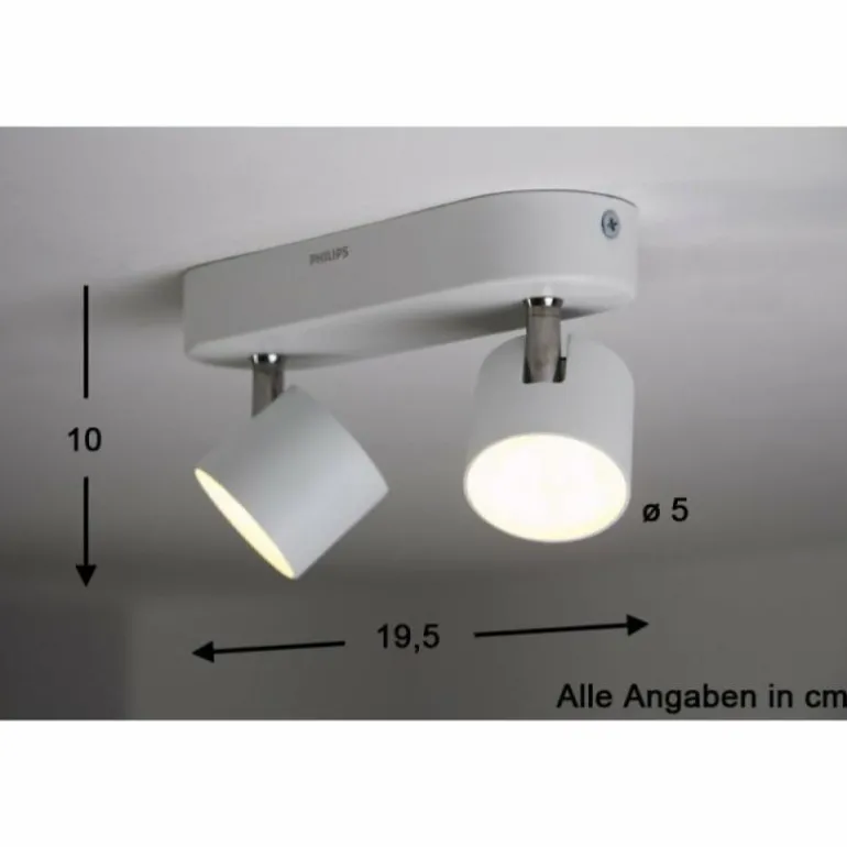 Spot Philips STAR LED Blanc, 2 lumières