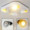 Spot plafond Granada LED Blanc, 4 lumières