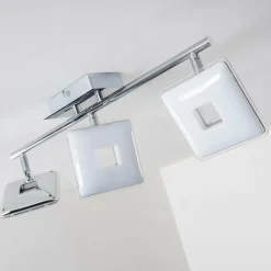 Spot plafond Trio Pontius LED Chrome, 3 lumières