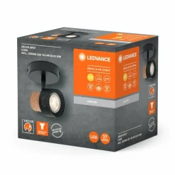 Spot Plafonnier Luminaires Ledvance LED Noir, 1 lumière