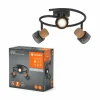 Spot Plafonnier Luminaires Ledvance LED Noir, 3 lumières