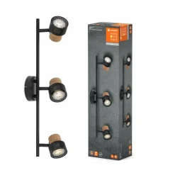 Spot Plafonnier Luminaires Ledvance LED Noir, 3 lumières