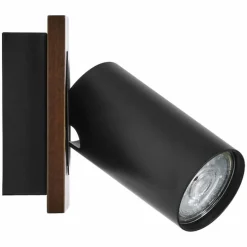 Spot Plafonnier Luminaires Ledvance LED Couleur bois, Noir, 1 lumière