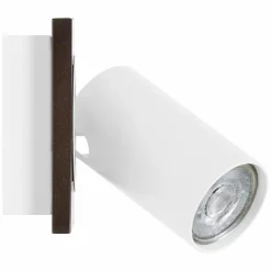 Spot Plafonnier Luminaires Ledvance LED Couleur bois, Blanc, 1 lumière