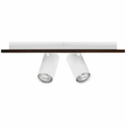 Spot Plafonnier Luminaires Ledvance LED Couleur bois, Blanc, 2 lumières