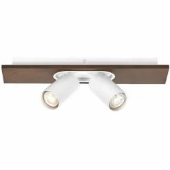 Spot Plafonnier Luminaires Ledvance LED Couleur bois, Blanc, 2 lumières