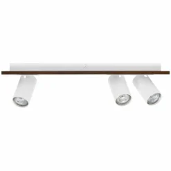 Spot Plafonnier Luminaires Ledvance LED Couleur bois, Blanc, 3 lumières
