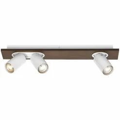 Spot Plafonnier Luminaires Ledvance LED Couleur bois, Blanc, 3 lumières