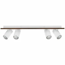 Spot Plafonnier Luminaires Ledvance LED Couleur bois, Blanc, 4 lumières