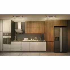 Spot Plafonnier Luminaires Ledvance LED Couleur bois, Blanc, 4 lumières