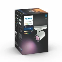 Spot pour plafond et mur, kit d'extension Philips Hue Ambiance White & Color Argenta Blanc, 1 lumière, Changeur de couleurs
