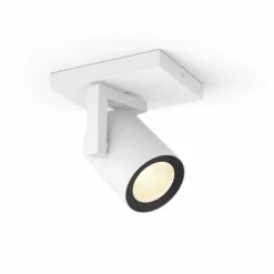 Spot pour plafond et mur, kit d'extension Philips Hue Ambiance White & Color Argenta Blanc, 1 lumière, Changeur de couleurs