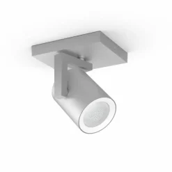 Spot pour plafond et mur, kit d'extension Philips Hue Ambiance White & Color Argenta Argenté, 1 lumière, Changeur de couleurs
