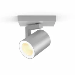 Spot pour plafond et mur, kit d'extension Philips Hue Ambiance White & Color Argenta Argenté, 1 lumière, Changeur de couleurs