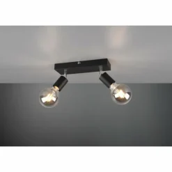 Spot Reality Vannes Noir, 2 lumières