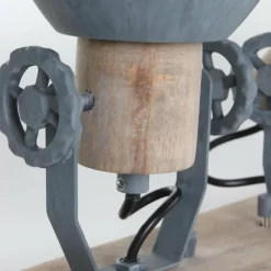 Spot Steinhauer GEARWOOD Gris, 2 lumières