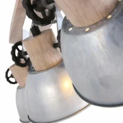 Spot Steinhauer Gearwood Bois clair, 3 lumières