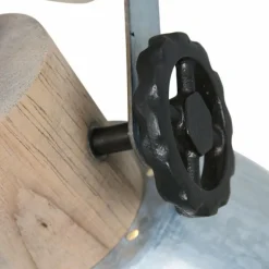 Spot Steinhauer Gearwood Bois clair, Nickel mat, 1 lumière