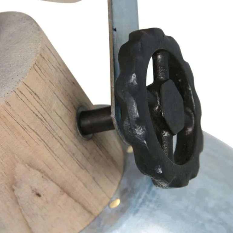 Spot Steinhauer Gearwood Bois clair, Nickel mat, 1 lumière