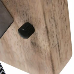 Spot Steinhauer Gearwood Bois clair, Nickel mat, 1 lumière