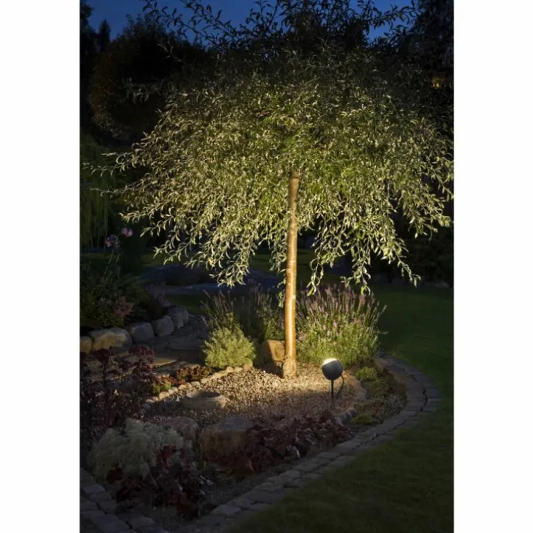 Spot sur pieu Konstsmide Lecce LED Noir, 1 lumière