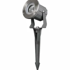 spot sur pieu LCD Fellbach LED Acier inoxydable, 1 lumière